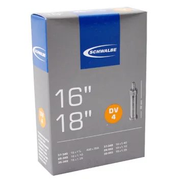 Schwalbe bnb DV4 16 x 1 3/8 - 18 x 1.35 hv 32mm Zwart