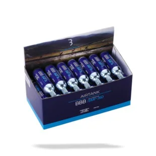 BBB BMP-36 Cartridges Co2 AirTanks (p/st) Zilver