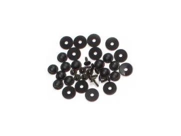 Ortlieb Tasdl schroevenset (12) e102 Zwart