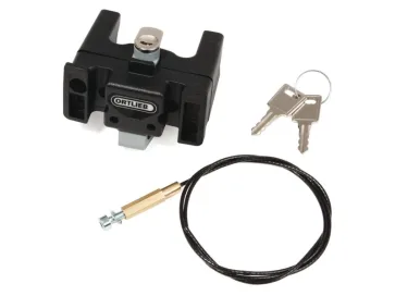 Ortlieb Stuurtas montage-set e185 met slot Zwart