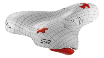 Selle Royal Zadel sr junior spyder kids 8550 white lupo Wit