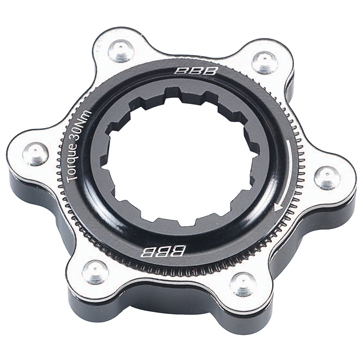 BBB BBS-90 Rotor Adapter CenterFit New Model Zilver