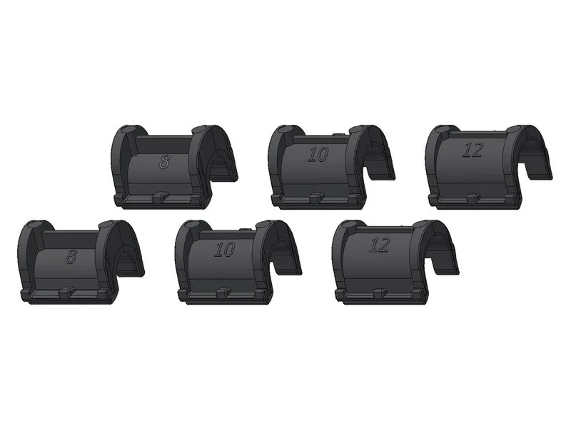 Ortlieb Tasdl inzetstuk ql2.1 (1tas) e197 (2 x 8-10-12mm) Zwart