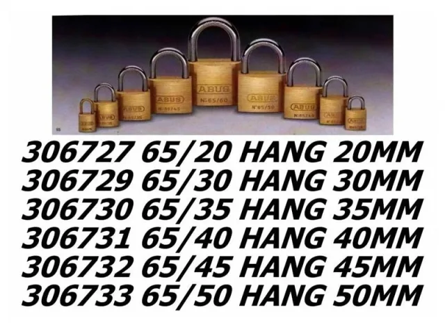 Abus hangslot 20mm