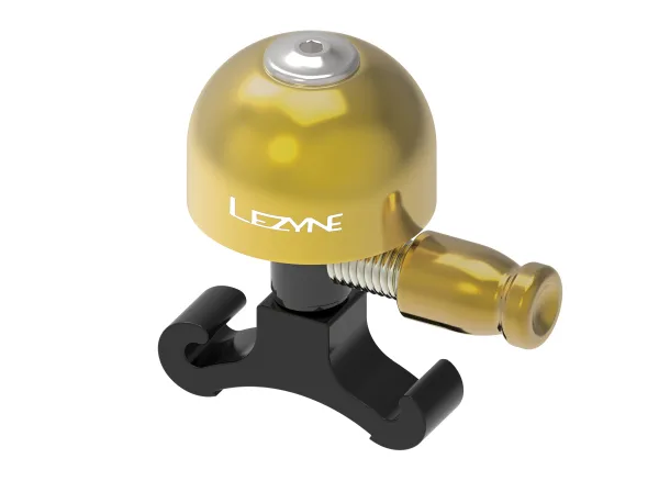 Lezyne CLASSIC BRASS BELL S GOLD/BLACK BASE