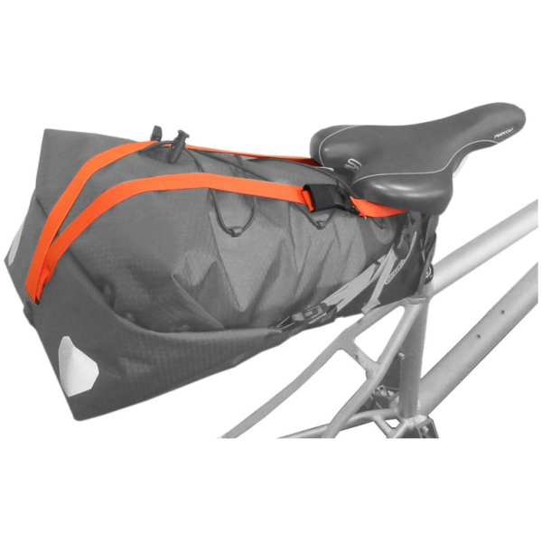 Ortlieb Fixeerband seat-pack e216 oranje Seatpack