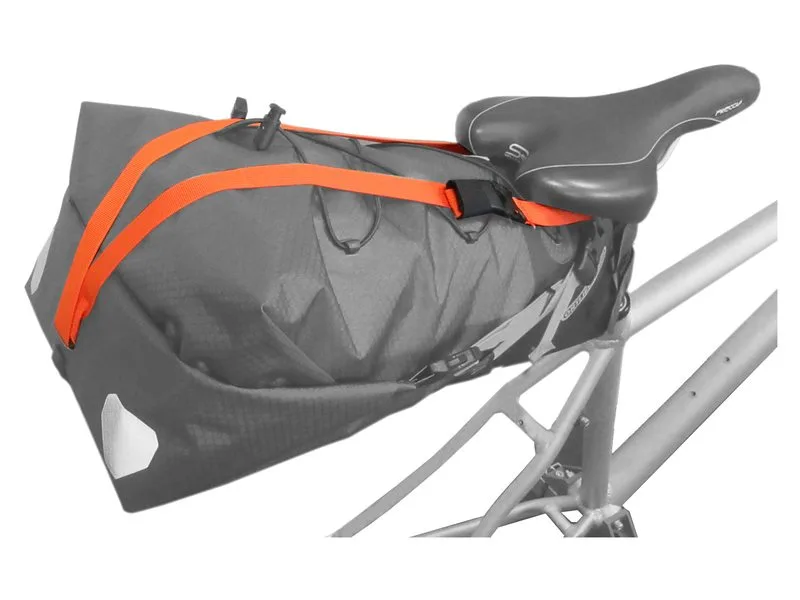 Ortlieb Fixeerband seat-pack e216 oranje Seatpack