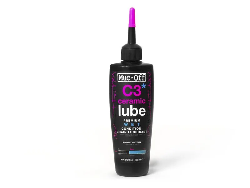 Muc Off Muc-off wet lube c3 kettingolie ceramic 120ml