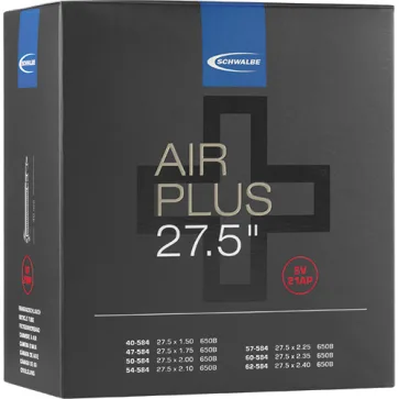Schwalbe bnb SV21AP Air Plus 27.5 x 1.50 - 2.40 fv Zwart