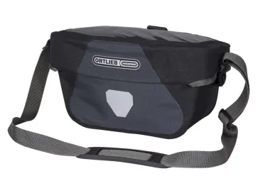 Ortlieb Stuurtas ultimate six plus f3634 graniet-zwart 5l Speciaal Wit