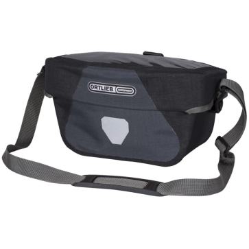 Ortlieb Stuurtas ultimate six plus f3634 graniet-zwart 5l Granite/black