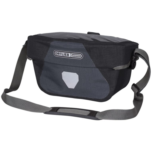 Ortlieb Stuurtas ultimate six plus f3634 graniet-zwart 5l Granite/black