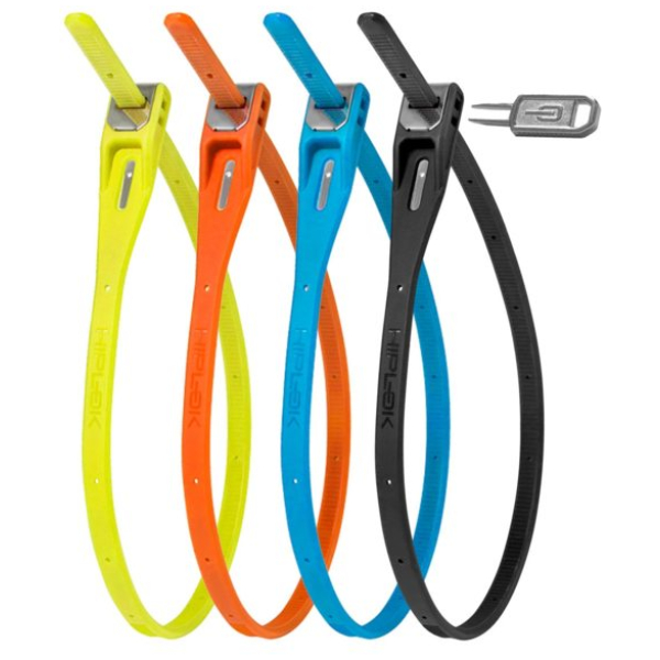 Hiplok z lok 4 pak zwart / blauw / geel / oranje Multicolor