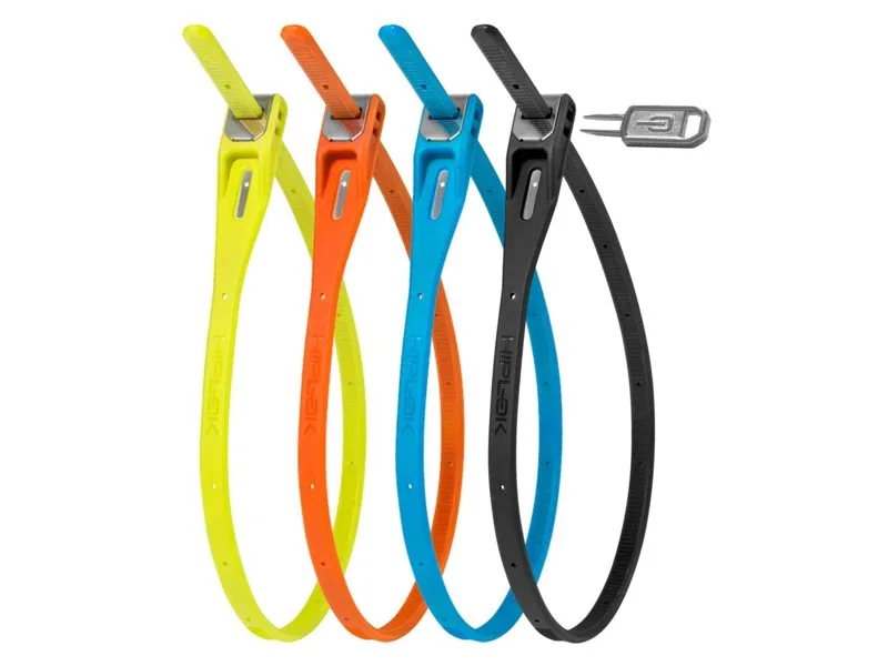 Hiplok z lok 4 pak zwart / blauw / geel / oranje Multicolor