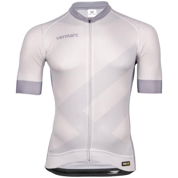 Vermarc Zigzag wit/grijs PRR shirt - Afbeelding 2