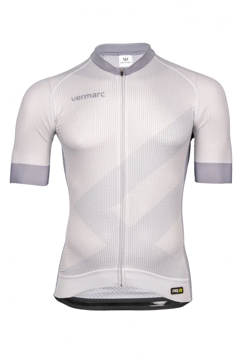 Vermarc Zigzag wit/grijs PRR shirt