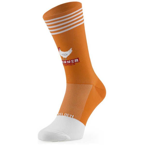 Sockeloen Fietsokken winner winner chicken dinner