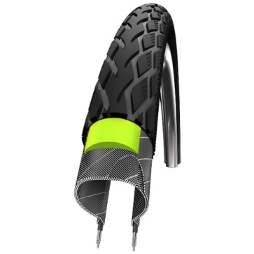Schwalbe btb Marathon G-Guard 28 x 1 1/2 zw refl Zwart