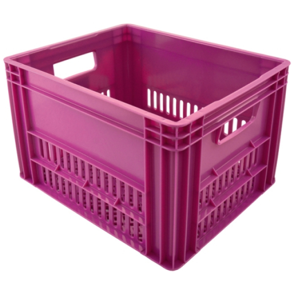 Cordo Mand fietskrat lila 27x43x35cm zonder systee Paars