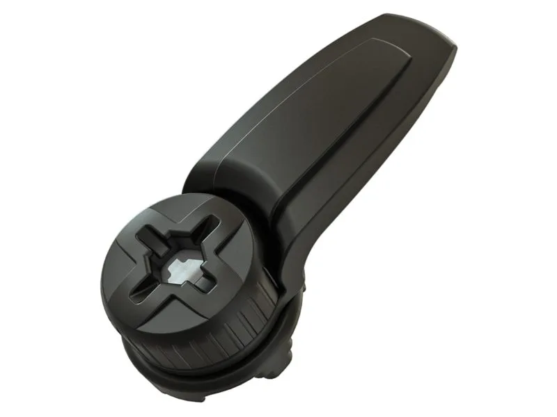 Ortlieb Grendelhaak quick-lock2.1 e194 (incl.bevest. schro ZIE: 4013051060554 Zwart