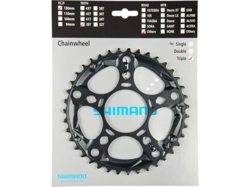 Shimano Kettingblad 39T-D ZWART