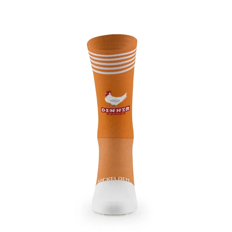 Sockeloen Fietsokken winner winner chicken dinner - Afbeelding 2