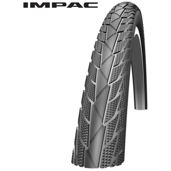 Impac btb 12x2.00 Streetpac zw Zwart