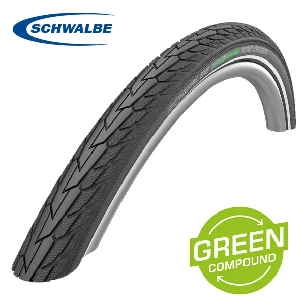 Schwalbe btb Road Cruiser 26 x 1.75 zw refl Zwart
