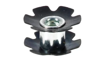 Aheadset 1" Star Nut A-Head Kralle Zwart