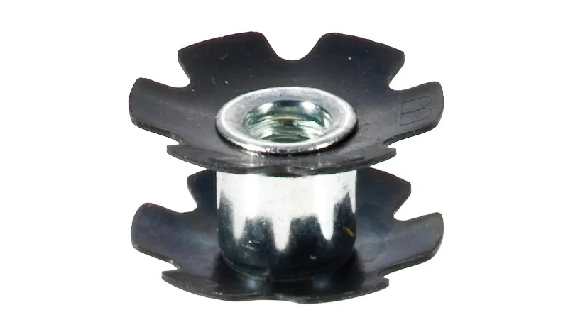 Aheadset 1" Star Nut A-Head Kralle Zwart