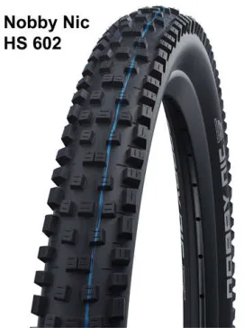 Schwalbe btb Nobby Nic Evo SuperTrail 29 x 2.60 zw Zwart