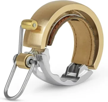 Knog Oi Luxe Large fietsbel Messing Gold