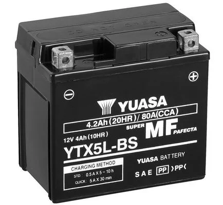 Yuasa Accu ytx5l-bs ksb/peop/spf3-4t/v-clic