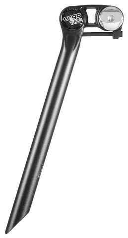 Ergotec zadelpen Futura 27.2 offset 50mm zw zand Zwart