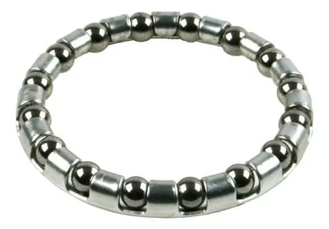 Tecora BALHD RIJW KOGELRING 1" 5/32 p/st ZILVER