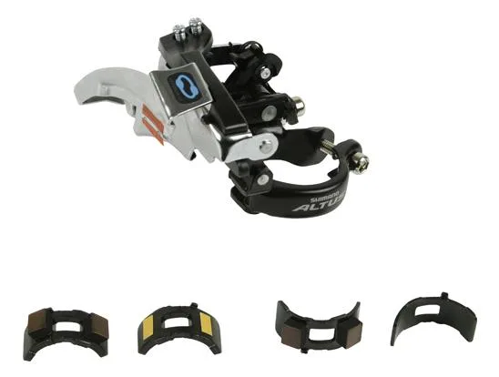 Shimano Shim v derailleur 28.6/34.9 dual Altus M310 SILVER - Afbeelding 3
