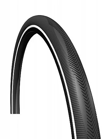 Vredestein Bub 28x2.10 54-622 refl city moiree zw Zwart