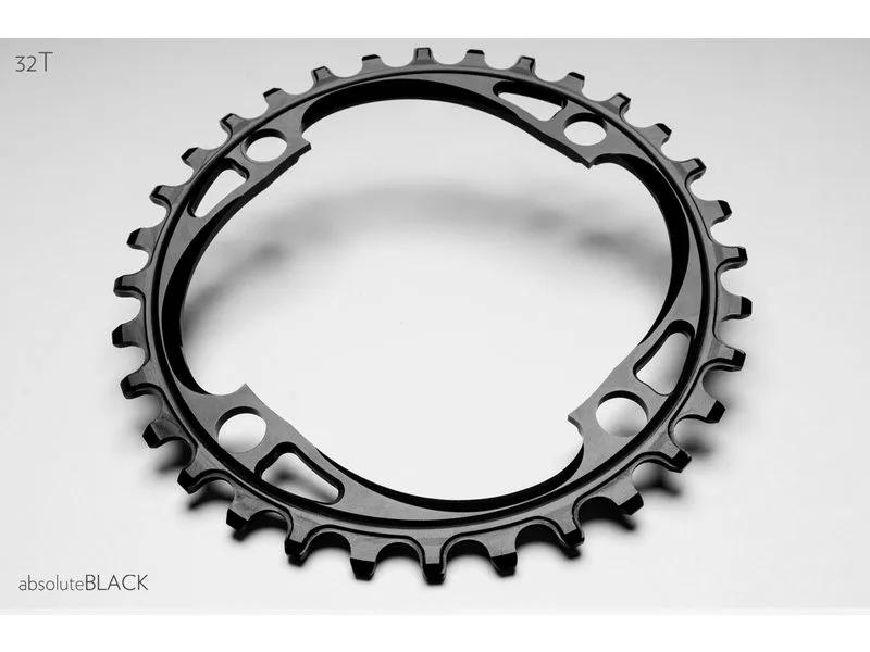 Absolute Black Ab tandwiel 32 rond steek 104 BLACK