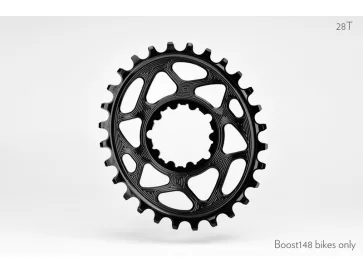 Absolute Black Ab tandwiel 28 dm ovaal sram boost BLACK