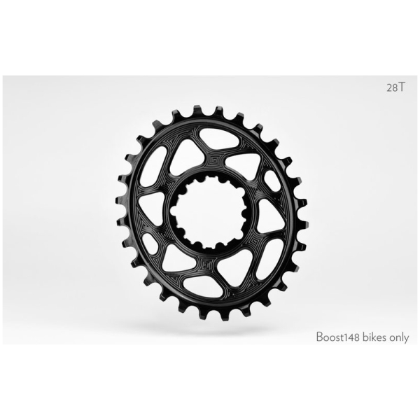 Absolute Black Ab tandwiel 28 dm ovaal sram boost BLACK