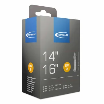 Schwalbe bnb DV2 14 x 1 1/4 - 16 x 1.50 hv 32mm Zwart