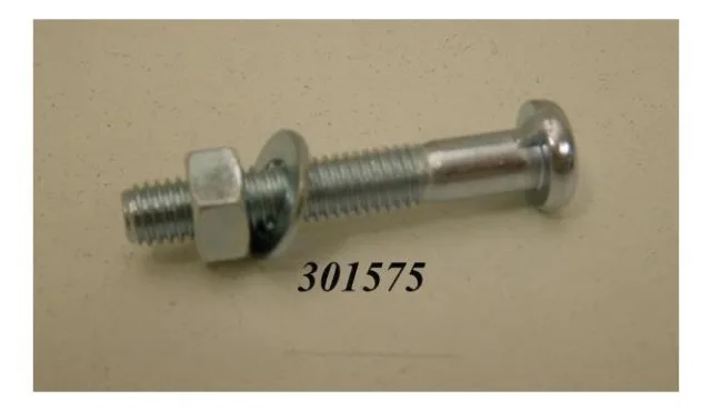 Merkloos Zadelpenbout M8x35 cpl Chroom