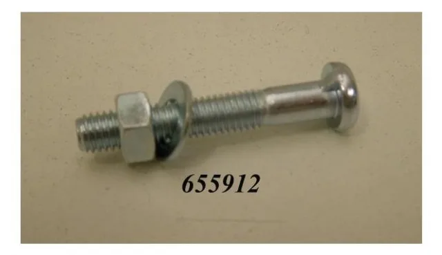 Merkloos Zadelpenbout M8x50 cpl Chroom