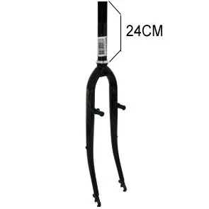 Merkloos V vork 28 hybride CL nok zw 1 inch Zwart