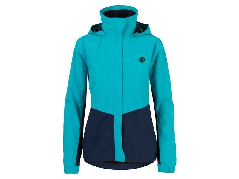 Agu regenjas section mint/navy Blauw
