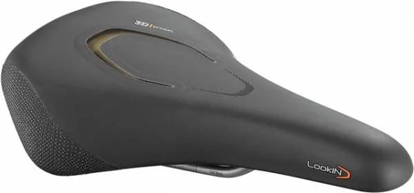 Selle Royal zadel 52A6 H Look In 3D Moderate Zwart