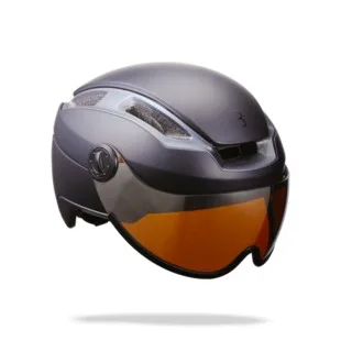 BBB BHE-56F Helm Indra Faceshield Smoke Mirror Lens Mat Zwart