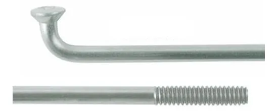 Dt Swiss spaak champion 14x254 rvs p/st Zilver