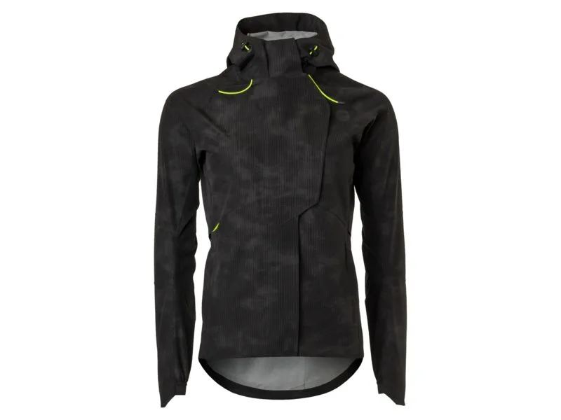 Agu tech rain jacket commuter women reflection bla Zwart