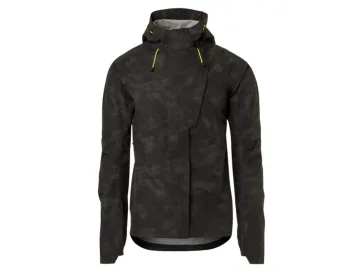 Agu tech rain jacket commuter men reflection Maat: Zwart